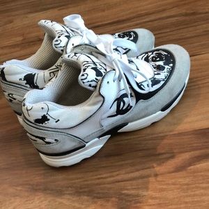 Chanel Calfskin White & Black